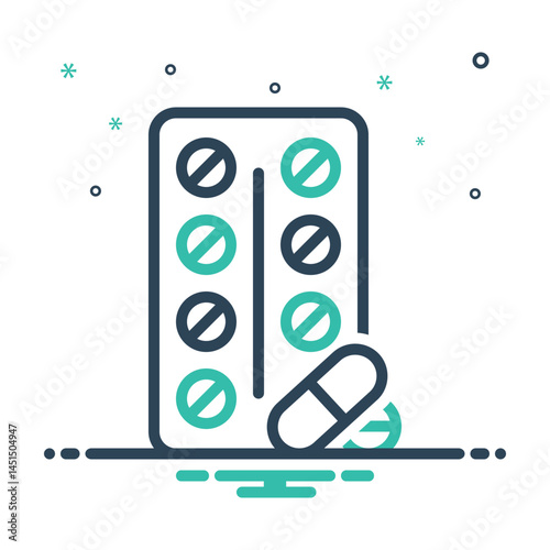 Mix  icon for medicine