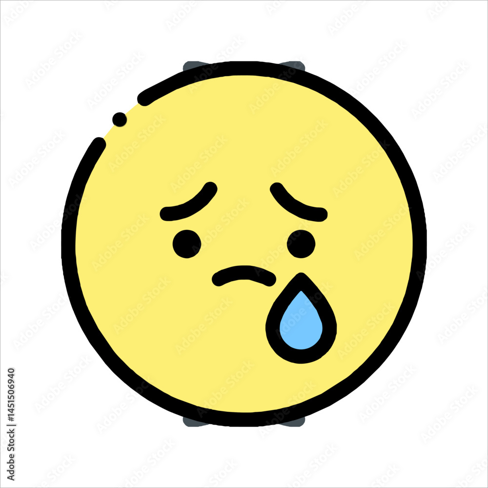 Fototapeta premium illustration of a yellow pear