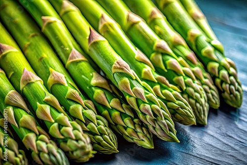 Minimalist Asparagus Still Life Photography: Fresh Green Vegetable Photo