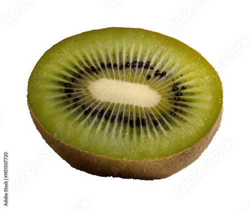 kiwi fruit on white background