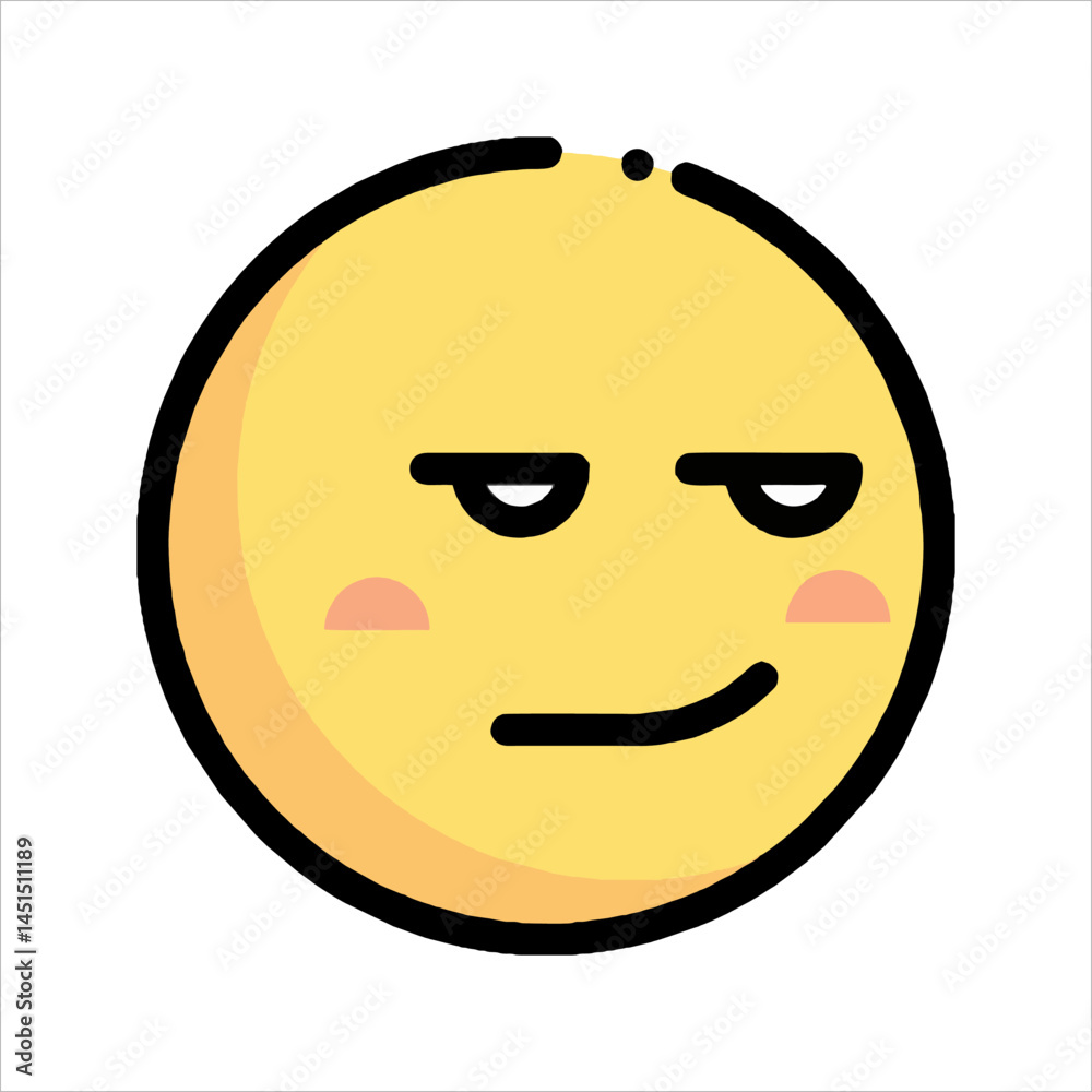 Fototapeta premium sad smiley face