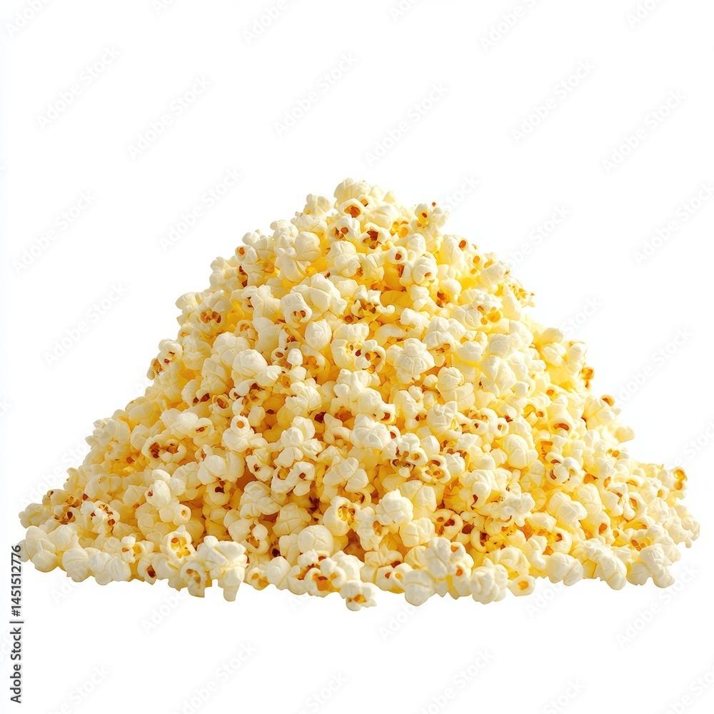 Pile of popcorn kernels. A large heap of light yellow popcorn kernels, tightly packed together. The kernels are slightly irregular in shape, with some showing light brown specks Pile of popcorn kernels. A large heap of light yellow popcorn kernels, tightly packed together. The kernels are slightly irregular in shape, with some showing light brown specks