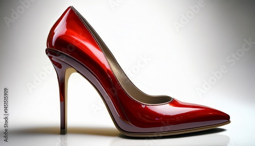 red high heel shoes
