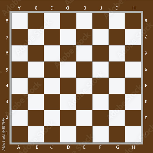 Chessboard Pattern: Classic Game Board Graphic, 
Brown and White Squares: Checkerboard Background, 
Empty Chess Board: Strategy Game Template.
