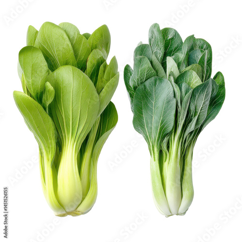 Bok choy, leafy greens isolated on transparent png background