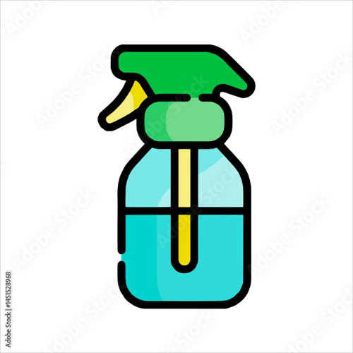 illustration of a spray bottle