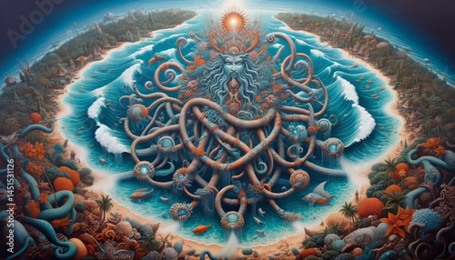 of islands strung by Varuna a photo