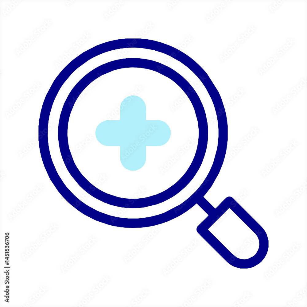 Fototapeta premium vector search icon