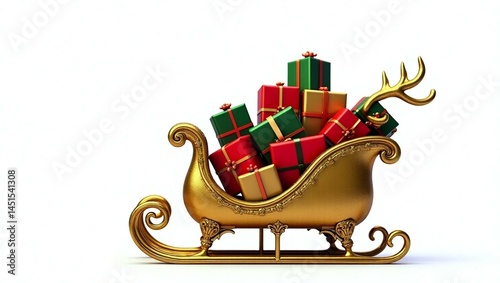 santa claus with gifts