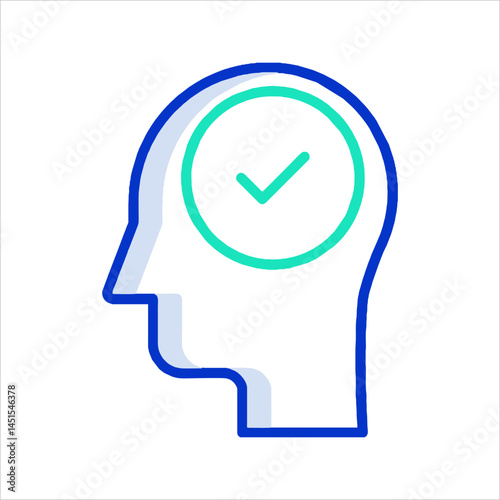 human head with a question mark