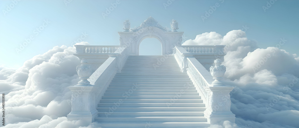 Heaven's Staircase Cloudscape Ascent