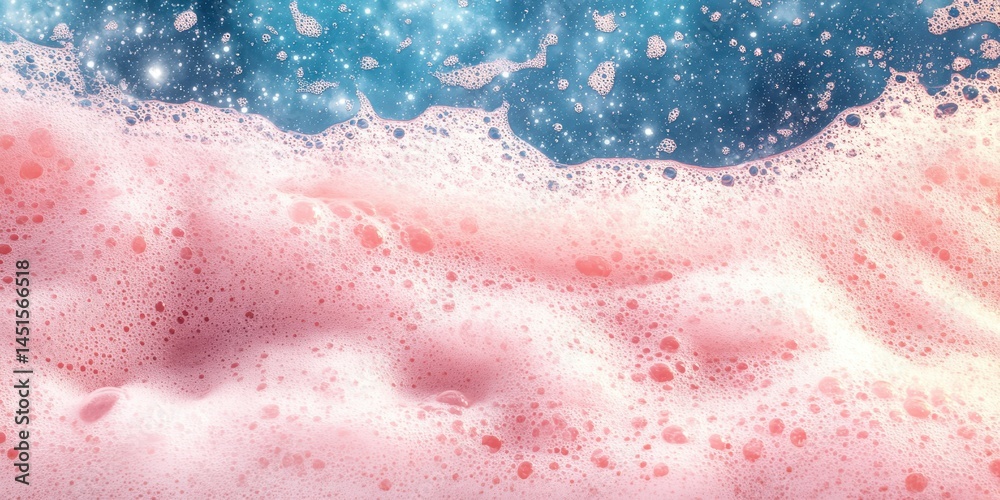 Fototapeta premium Bath bubbles banner