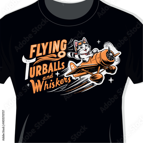 Airplane Pilot Cat Lover Aviation Aircraft Airport Aviator Sweatshirt T-shirt Graphic Free Download 