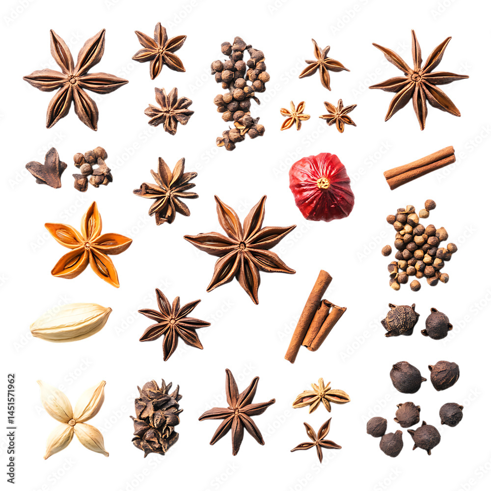 Fototapeta premium Star anise png