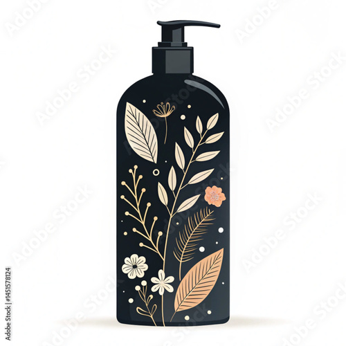 perfume bottle isolated on white