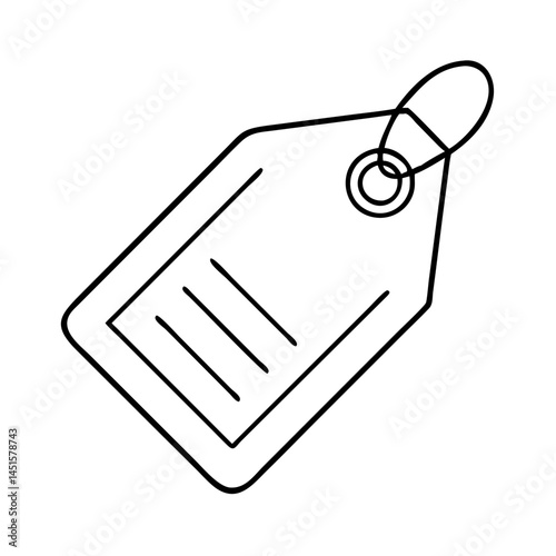 sale tag icon, sale tag line art - simple line art of sale tag, perfect for sale tag logos and icons