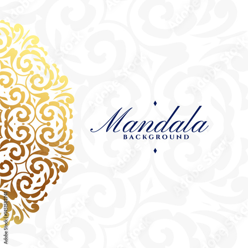 traditional mandala pattern for wedding decorations and backdrops