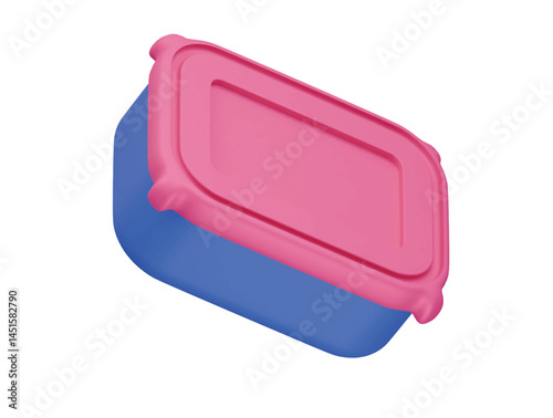 tiffin box icon 3d illustration render