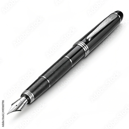 pen on white