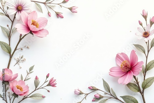 Delicate small-scale floral print on white background, light, wallpaper