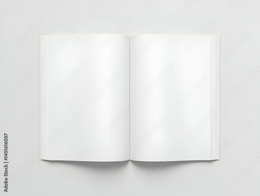 Clean and minimalist mockup of a blank magazine spread. perfect for showcasing your design. branding. or typography. Clean and minimalist mockup of a blank magazine spread. perfect for showcasing your design. branding. or typography.