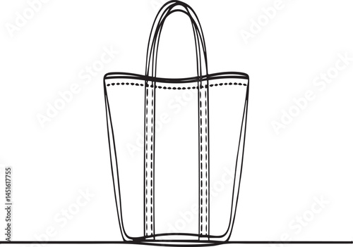 bag vector art illustration