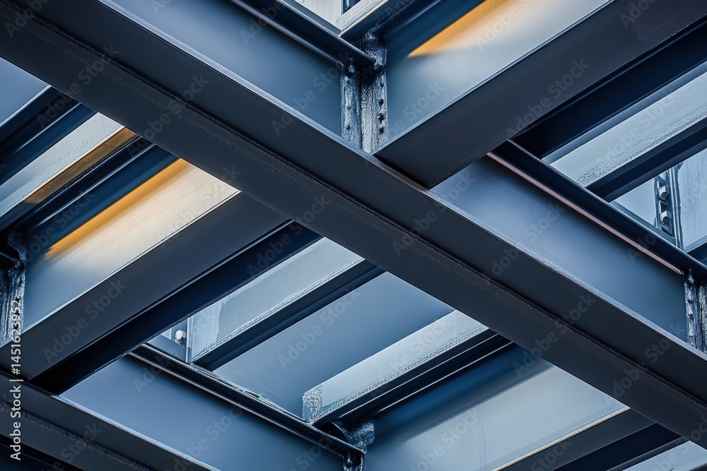 Junction box installation in open ceiling design for efficient wiring Generative AI Junction box installation in open ceiling design for efficient wiring Generative AI