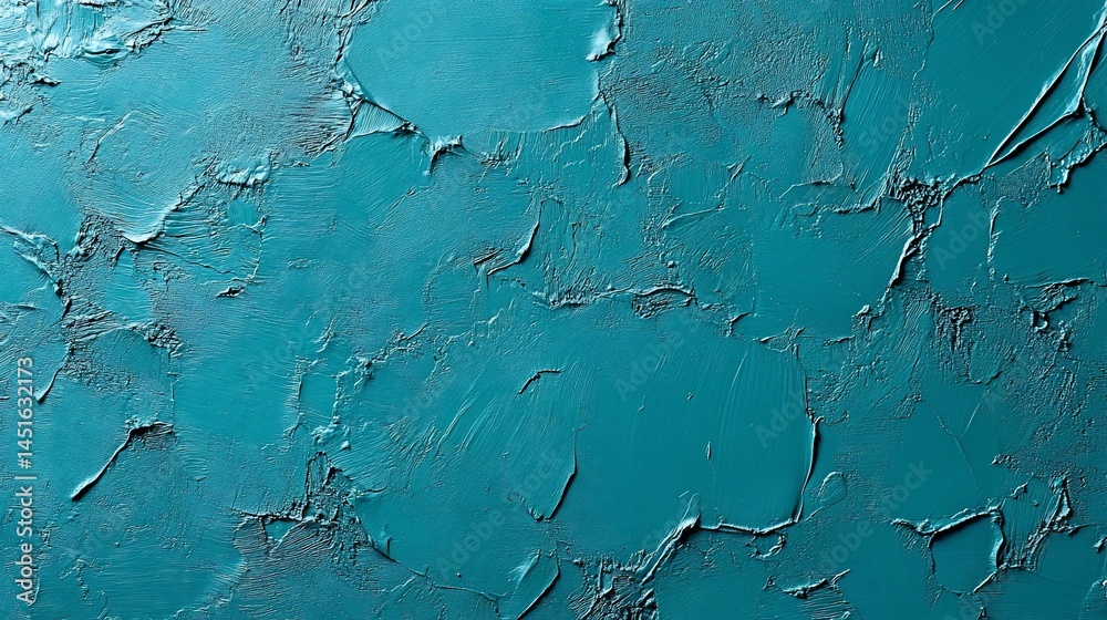 Turquoise textured background with rough strokes and organic relief Turquoise textured background with rough strokes and organic relief