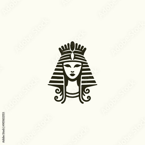 Queen cleopatra logo