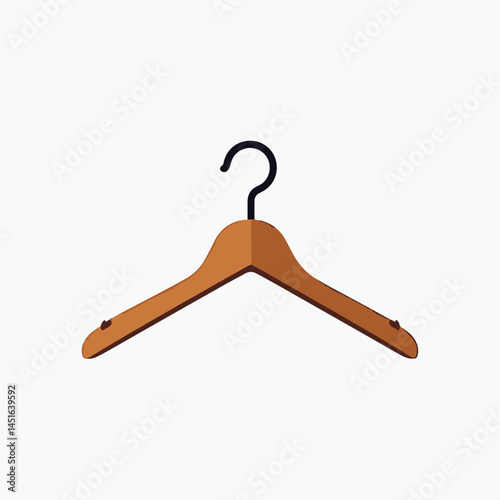 hanger clothes wooden brown hanging coat rack