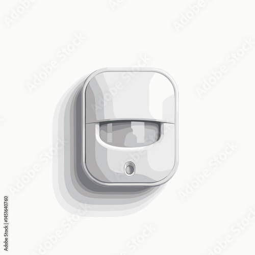 smart home security camera with white housing
