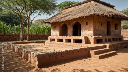 old house in the village