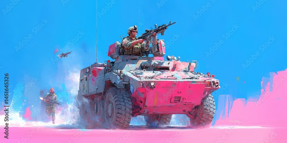 War infantry fighting vehicle