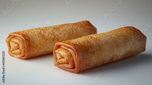 Crispy golden spring rolls