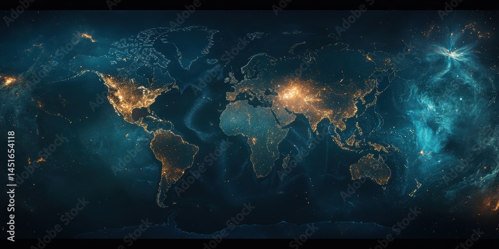 World Map Banner
