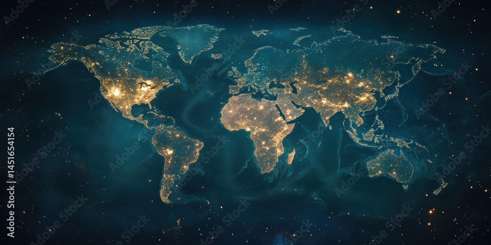 World Map Banner