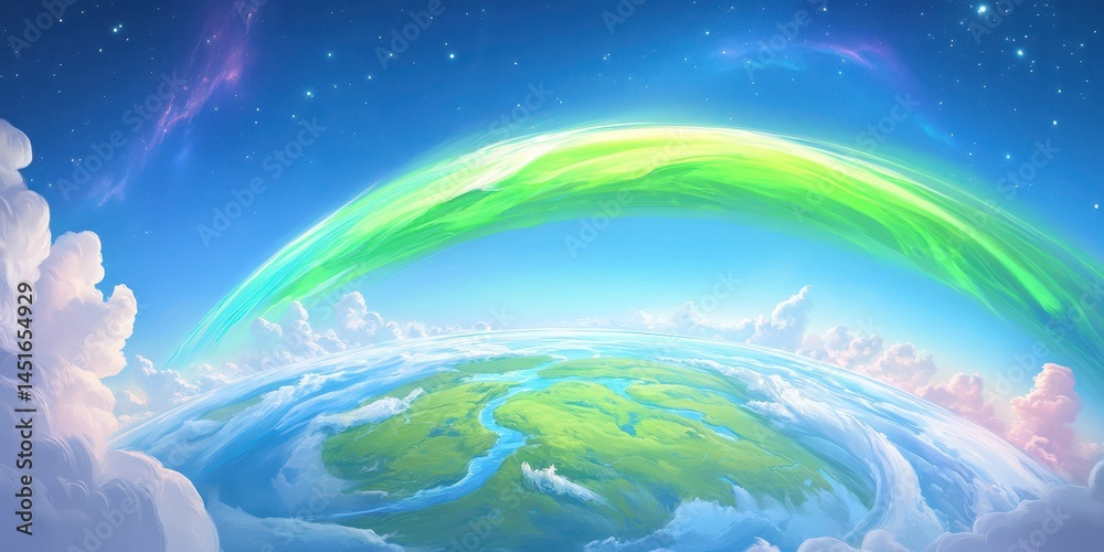 World Map Banner
