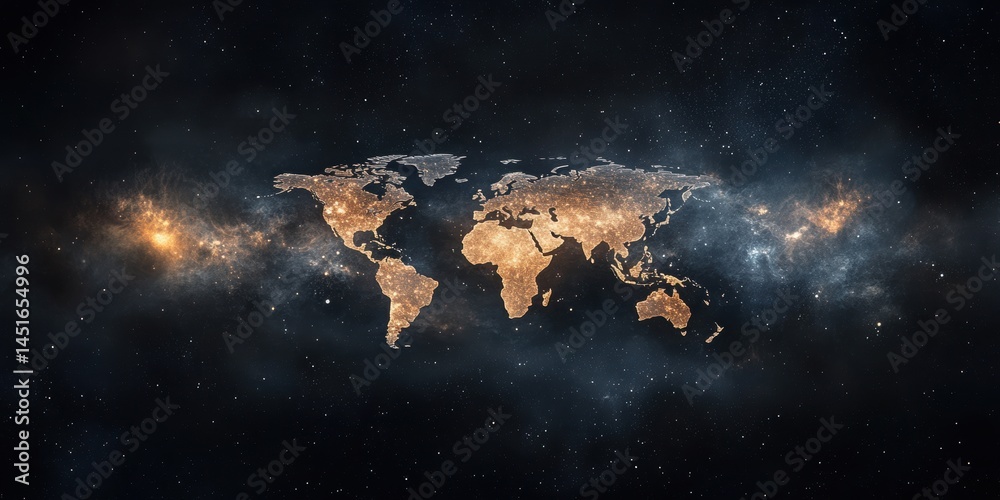 World Map Banner