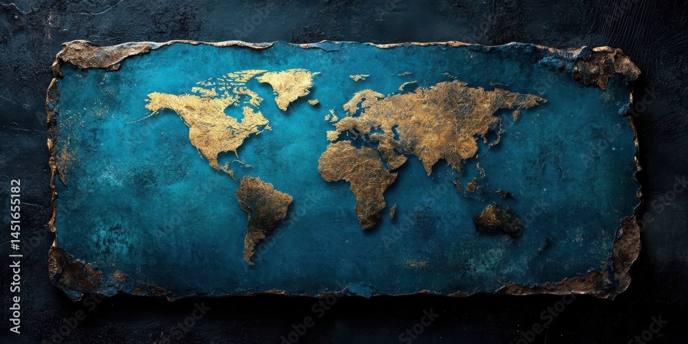 World Map Banner