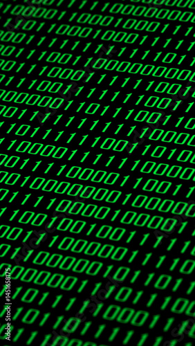 Binary rain background