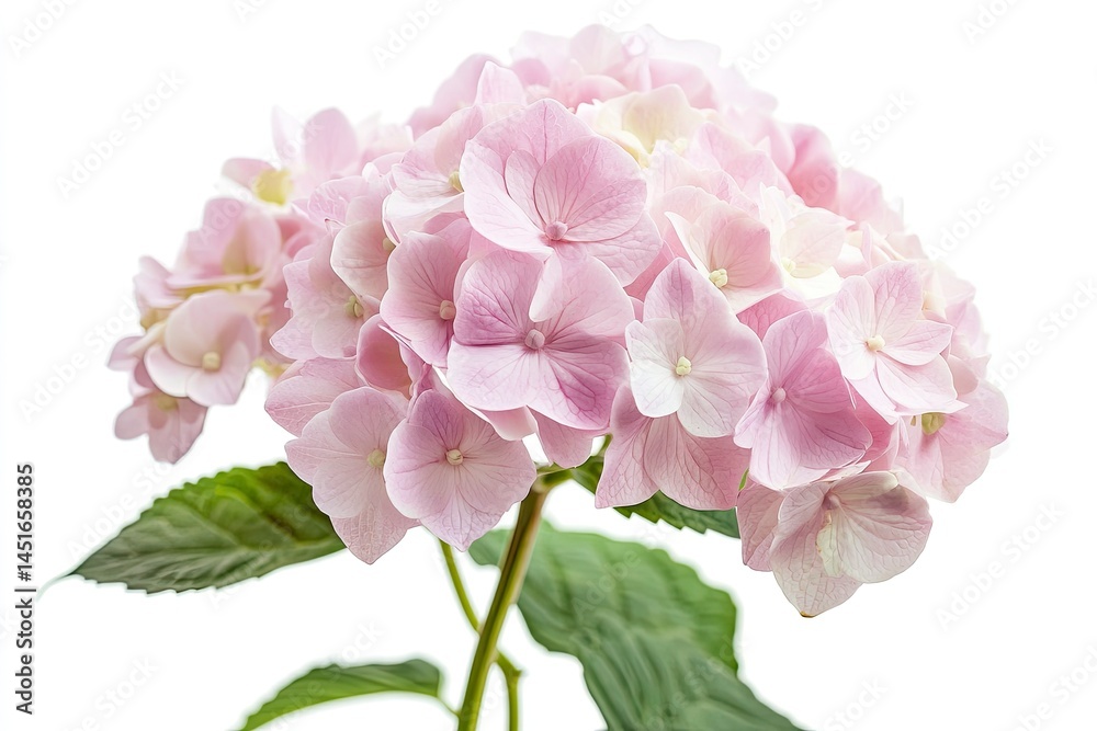 Fototapeta premium Pink Hydrangea Flower Bloom