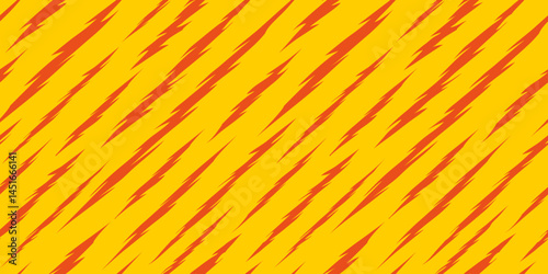 Organic shape of claw scratch texture pattern in summer colors. Design for fabric, textile, covers, gift wrap, wallpaper, and background.