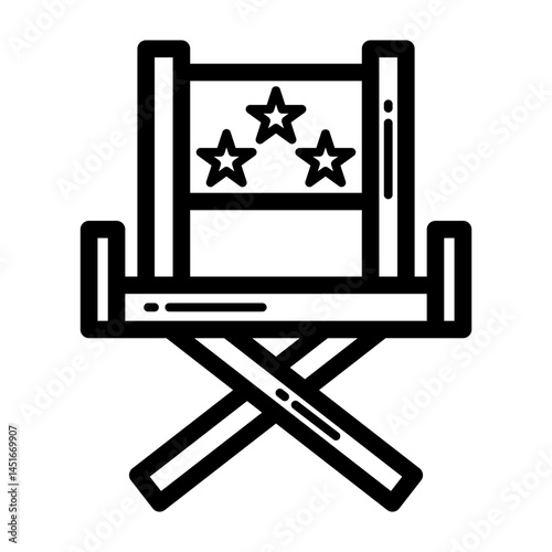 Director Chair Lineart