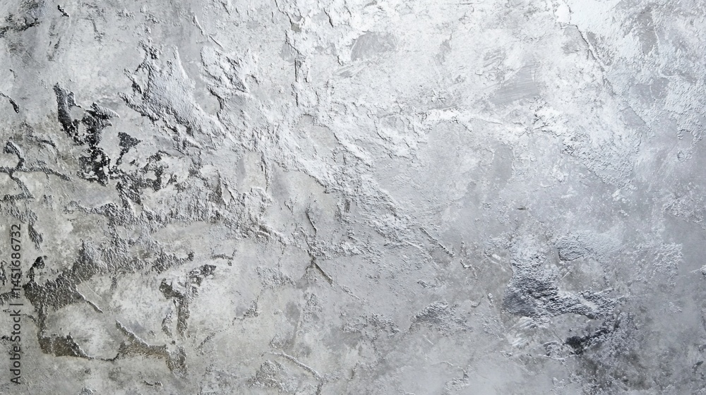 Obraz premium Silver Metallic Texture Background with Abstract Pattern and Rough Surface
