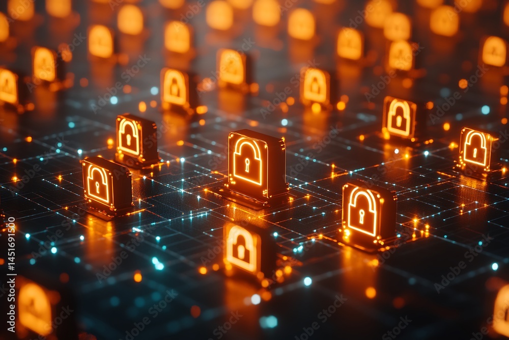 Cybersecurity Network: Digital Fortress of Data Protection Cybersecurity Network: Digital Fortress of Data Protection