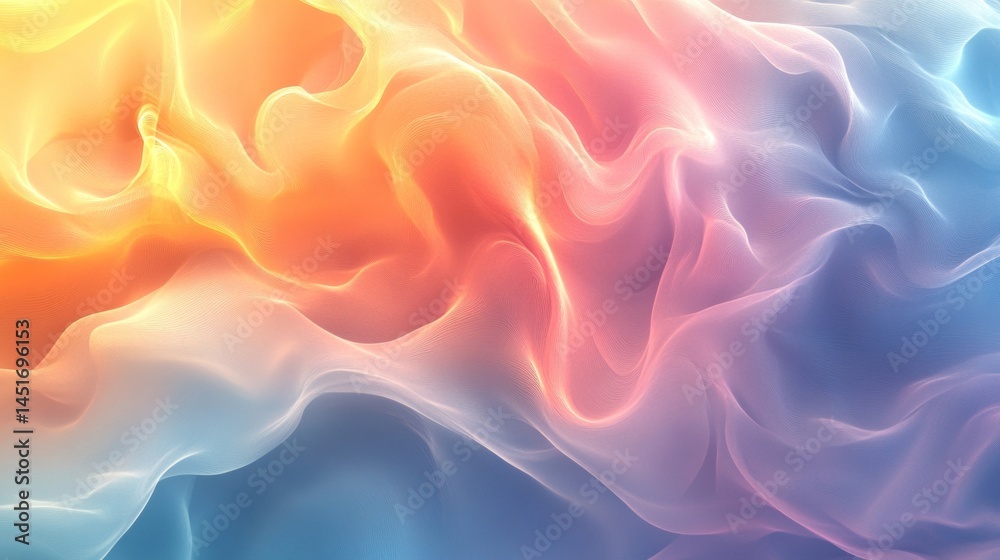 Obraz premium abstract pastel wave background texture