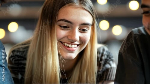 Wallpaper Mural Three friends laughing together Torontodigital.ca