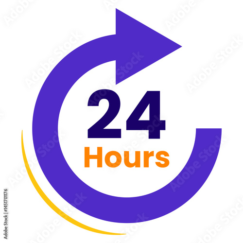 24 Hours Icon