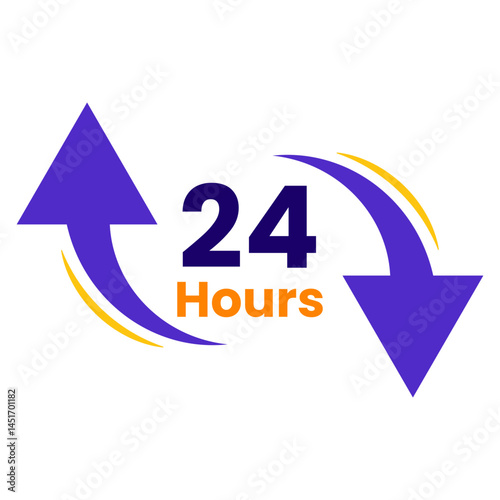 24 Hours Icon