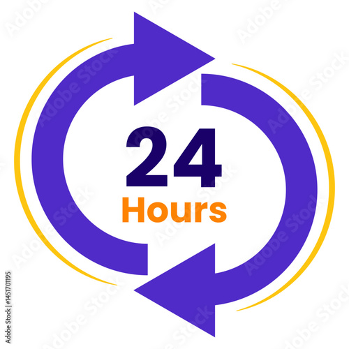 24 Hours Icon
